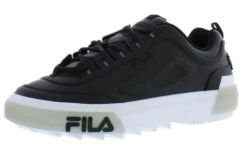 FILA Disruptor Comfortable Round Toe Low top Running Shoes Women's Black