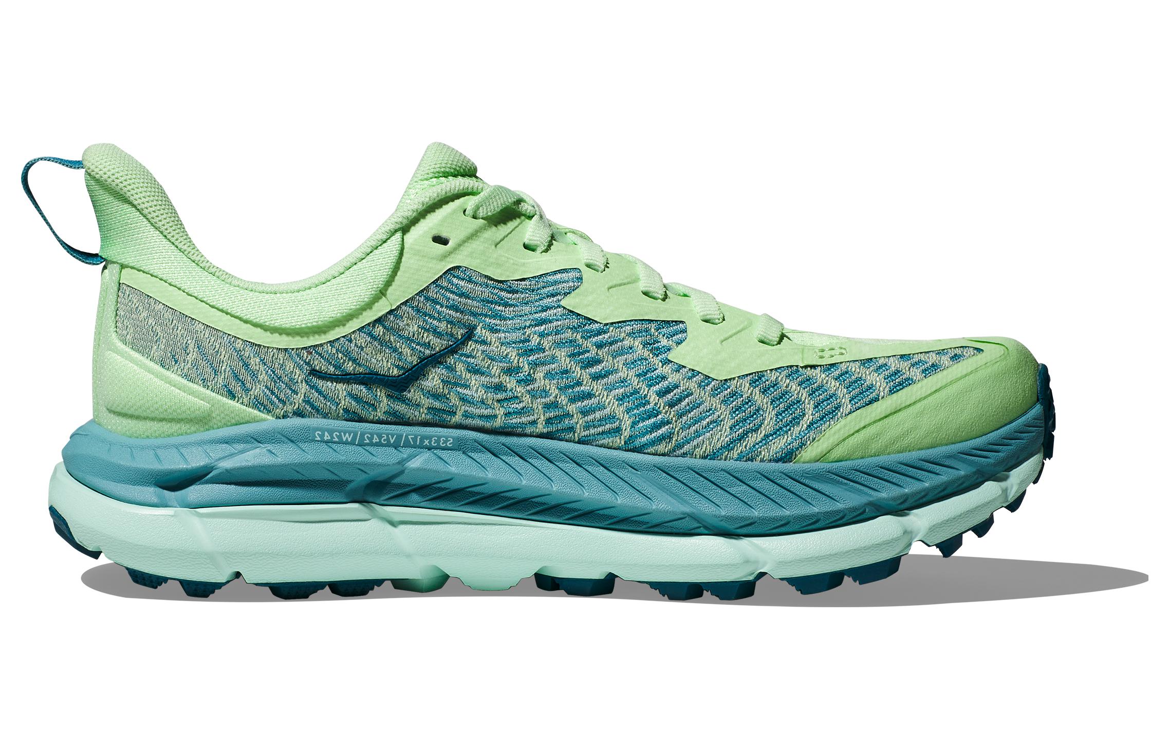 HOKA ONE ONE Mafate Speed 4 Lime Glow Ocean Mist Women’s