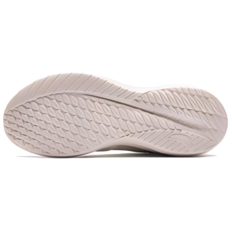 Anta Textile, Synthetic Leather Slip Resistant Abrasion Resistant Low top Casual Running Shoes Women’s White Pink