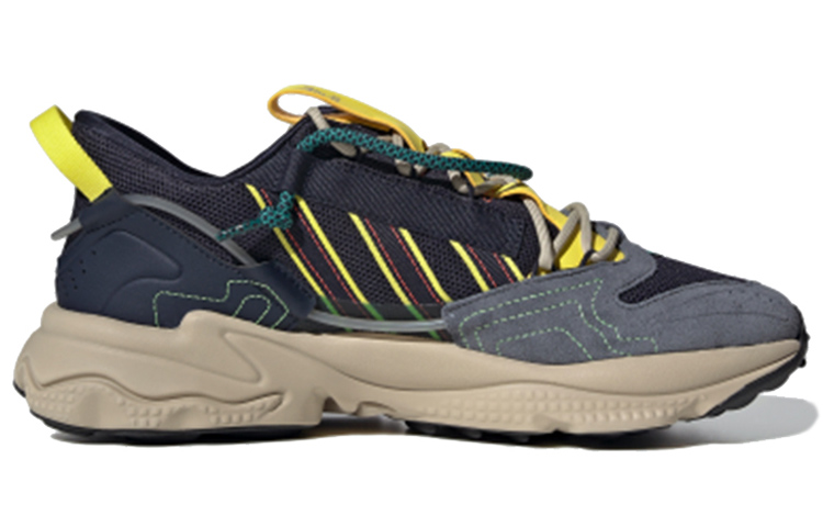 Мужские кроссовки adidas Ozweego Zip (темно-синие) — фото 2