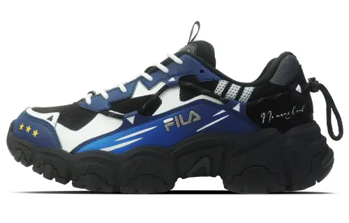 FILA Cat Claw No Man's Land, Vibrant Blue Fabric Slip Resistant And Breathable Low top Casual Shoes Men's Blue