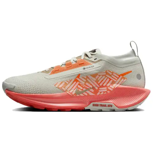 Nike React Pegasus Trail 5 Gore Tex Light Silver Light Wild Mango Vintage Coral Hyper Crimson Women's