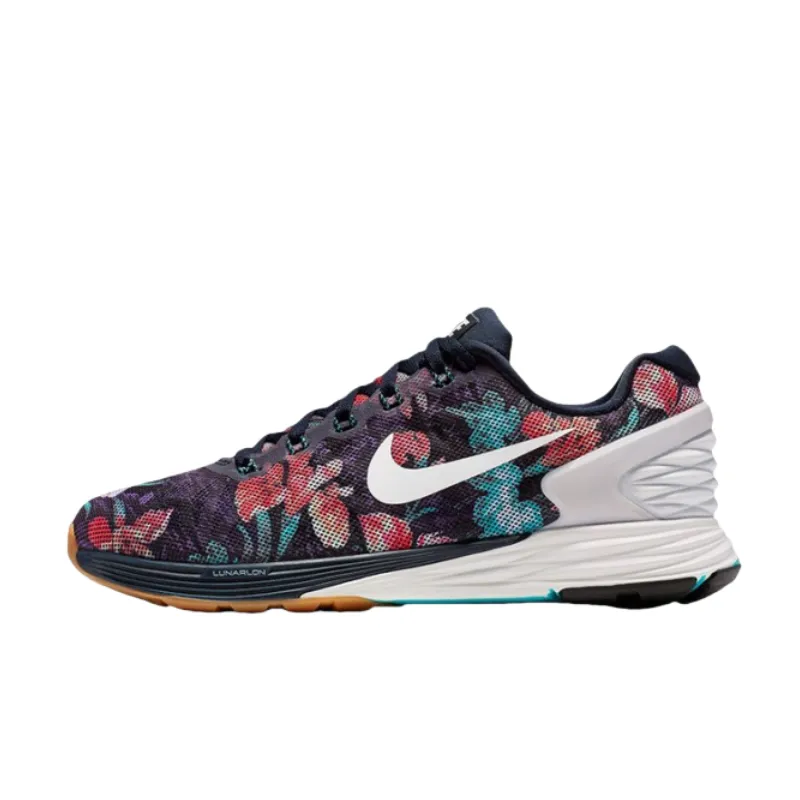 Nike Lunarglide 6 Slip Resistant And Breathable Slip Resistant And Breathable Low top Casual Running Shoes Unisex