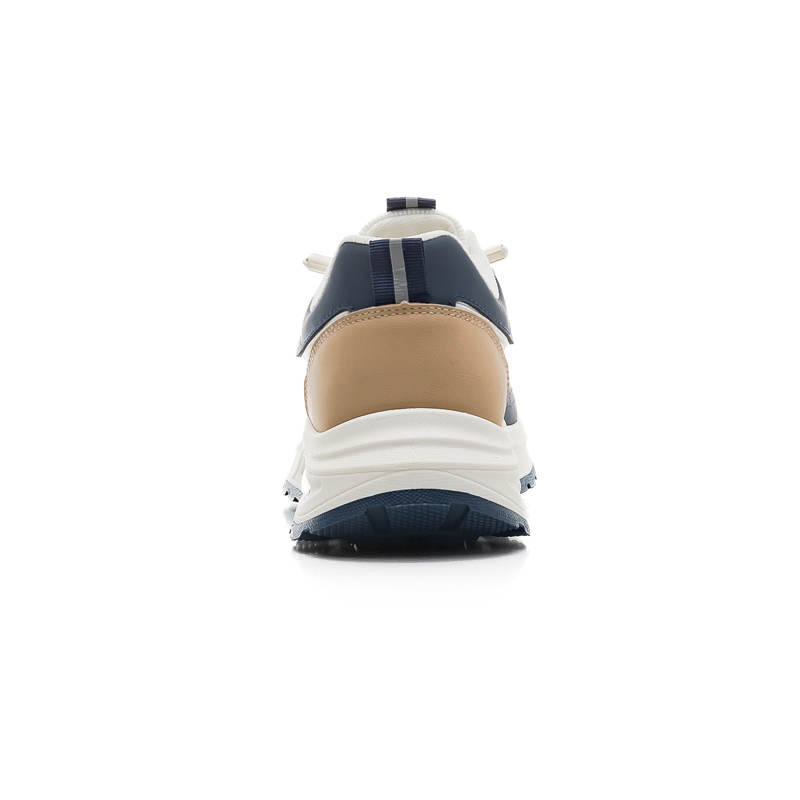 Warrior Fashion Trend Slip Resistant Height Increasing Low top Running Shoes Men’s Beige Blue Khaki