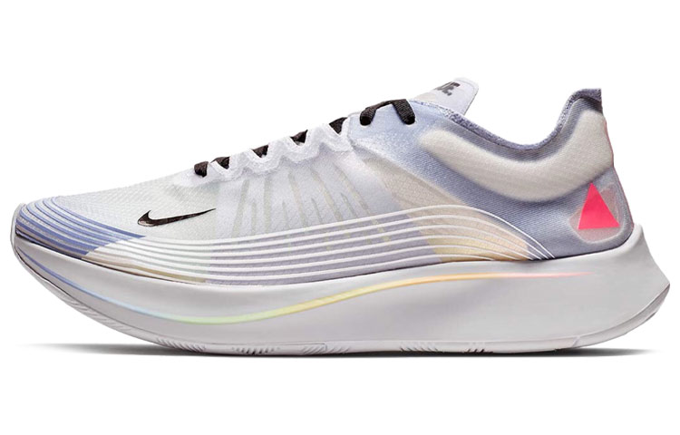 Кроссовки Nike Zoom Fly 1 OG Be True (бело-черно-фиолетовый)