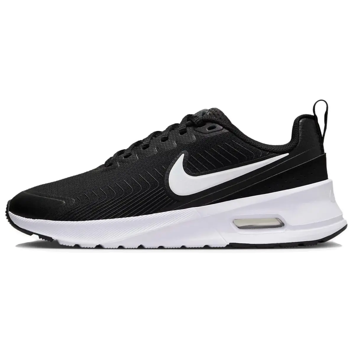 Nike Air Max Nuaxis Black Dark Grey Comet Red White Women's