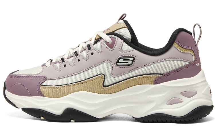 Skechers Dlites 1.0 ‘Mauve Yellow White’ Women’s