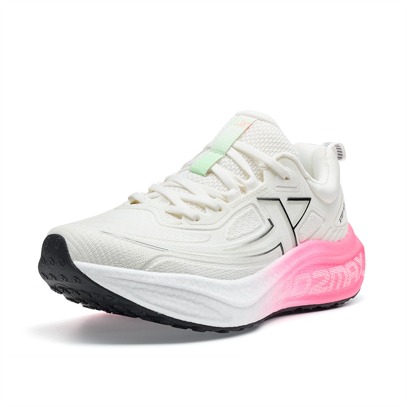 XTEP Cushioning, Wear Resistant Low top Running Shoes Women’s Sail White