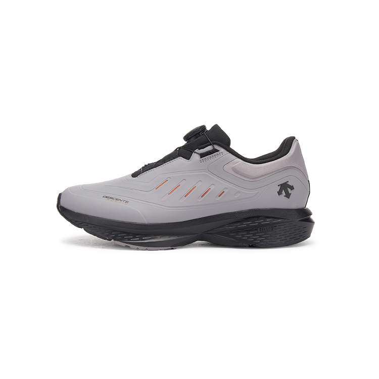 DESCENTE DFLUID TPU Waterproof Support Rebound Running Shoes Unisex Gray