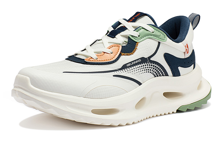 361° Wind Chain Wear resistant And Lightweight Low top Running Shoes Men’s White Blue