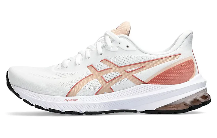 Asics GT 1000 12 Fabric Low top Running Shoes Women's White