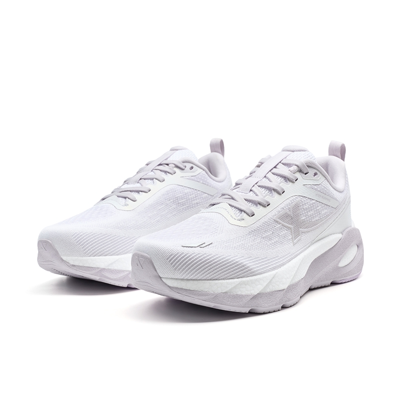 XTEP Lingbu 2 Cushioning Rebound Low top Running Shoes Women’s Purple White