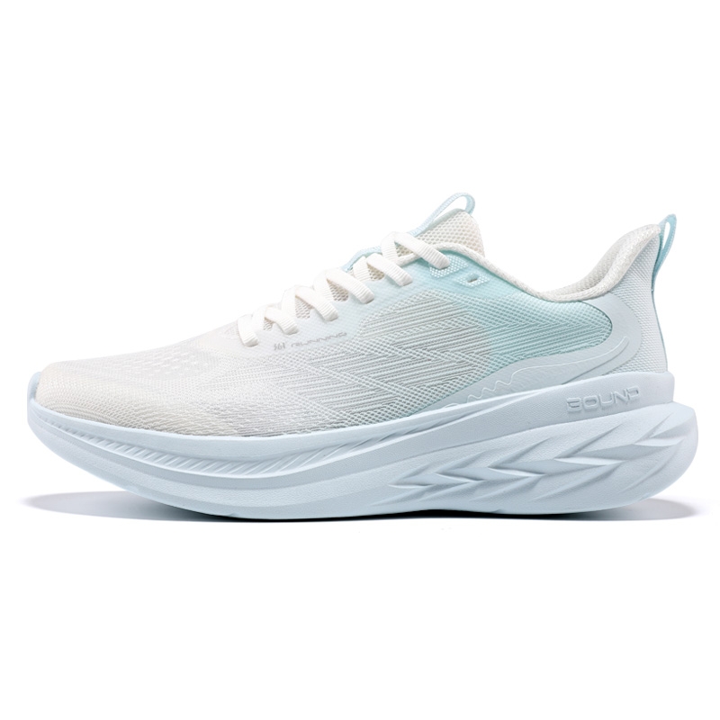 361° Slip Resistant, Abrasion Resistant, Breathable Low top Casual Running Shoes Men’s White Blue