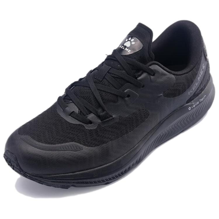 KELME Cushioning Abrasion Resistant Low top Casual Running Shoes Unisex Black