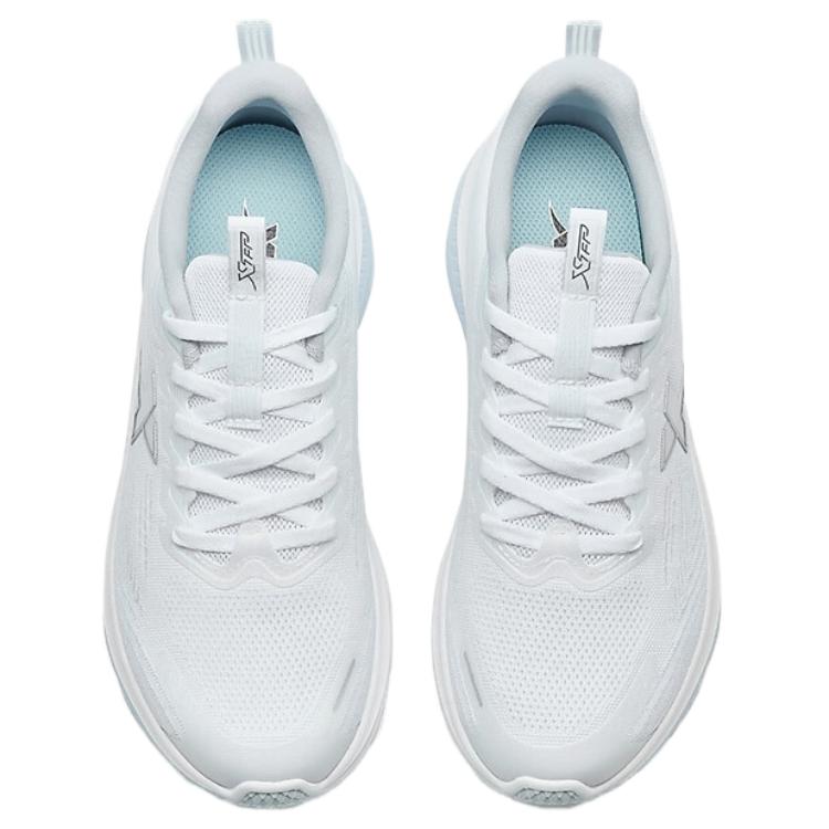 XTEP Abrasion Resistant Coverage Low top Casual Running Shoes Women’s White Blue