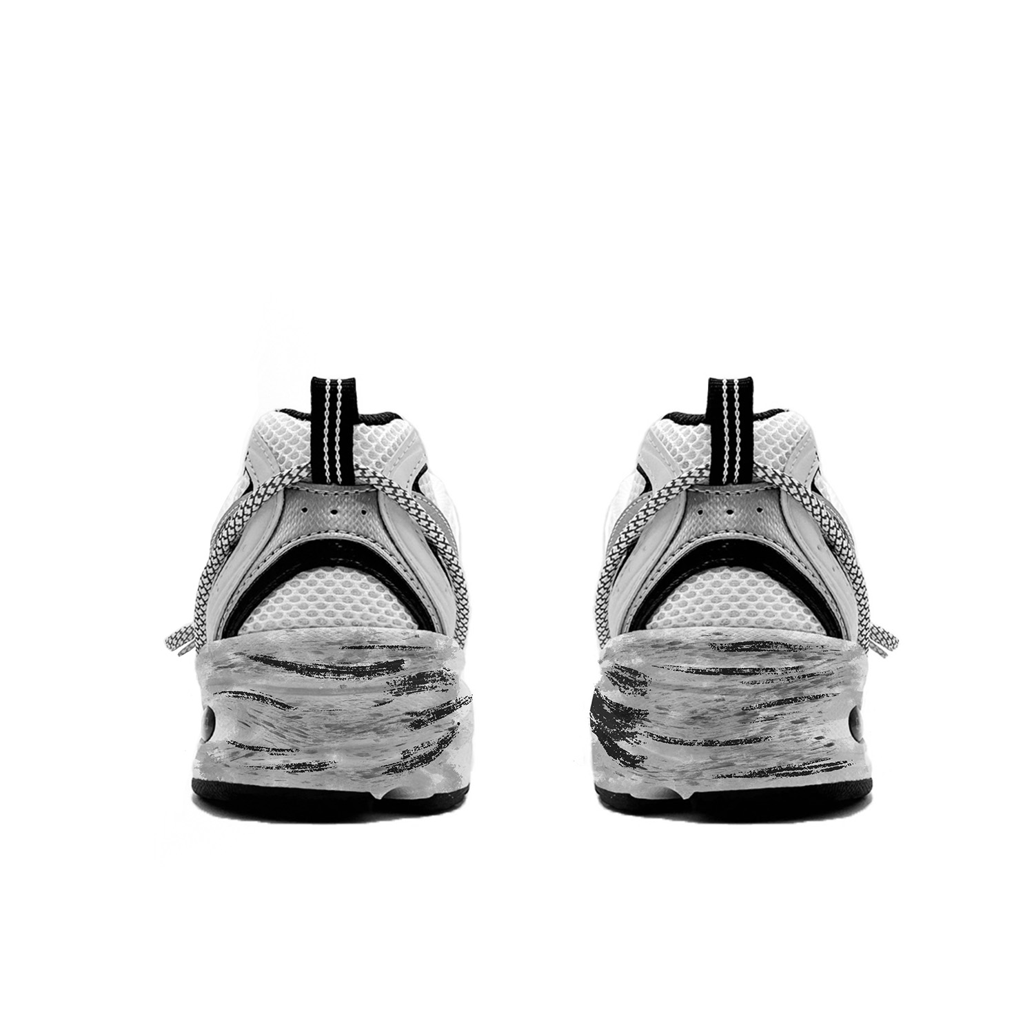 New Balance NB 530 Low top Running Shoes Unisex Black White