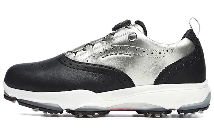 FILA Gf Oxford Spike Gf Oxford Spike Low top Golf Shoes Black Silver