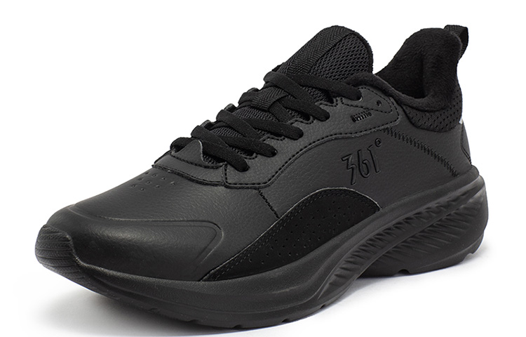 361° Leather Upper, Fleece Lined, Padded, Cold Resistant Thermal Slip Resistant Low top Casual Running Shoes Women’s