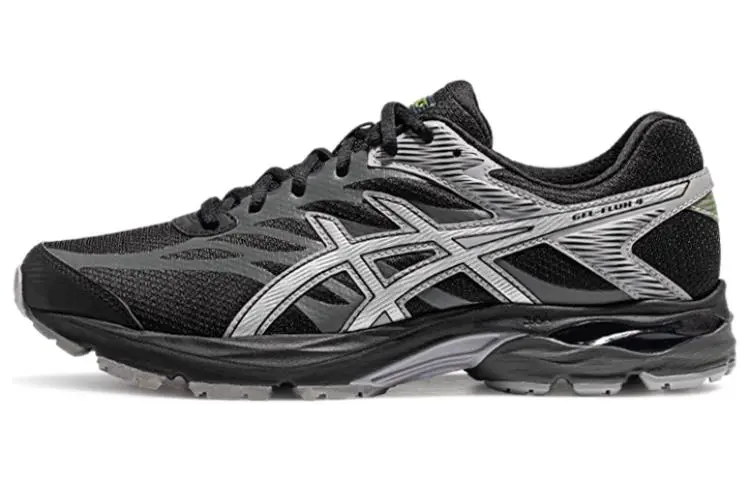 ASICS Gel Flux 4 Comfortable Mesh Abrasion Resistant Low top Running Shoes Men's Black
