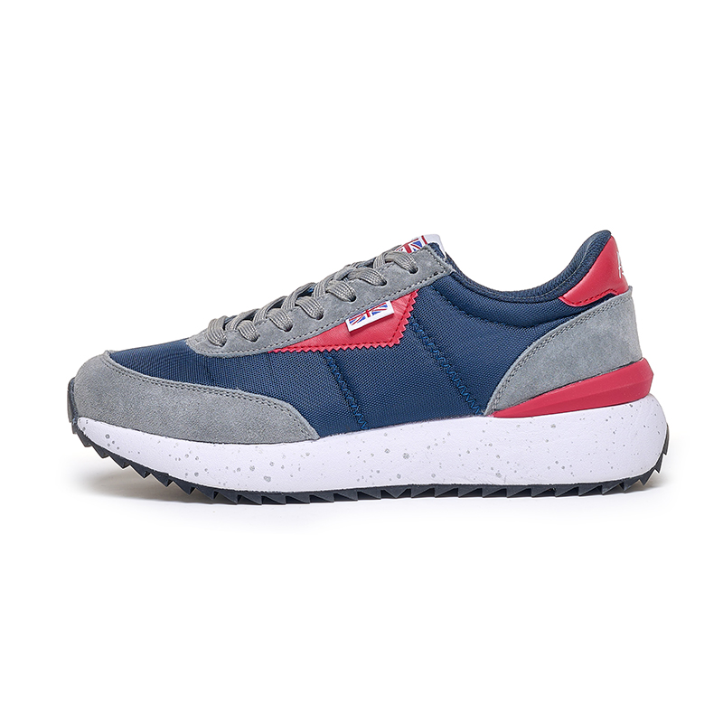 TREEPERI Running Shoes Unisex Low Top Blue Red