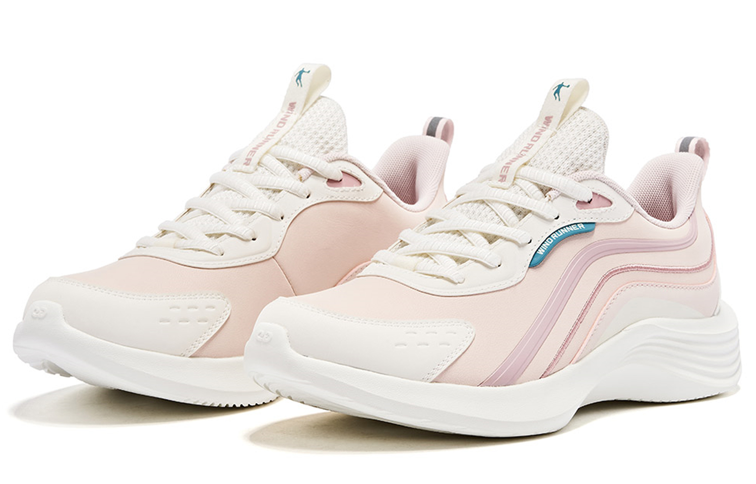 QIAODAN Cushioning Slip Resistant Breathable Cushioning Slip Resistant Breathable Low top Sprint Running Shoes Women’s