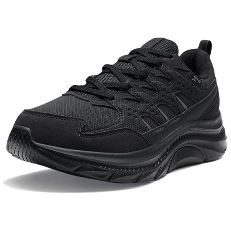 XTEP Slip Resistant Abrasion Resistant Low top Casual Running Shoes Women’s Black