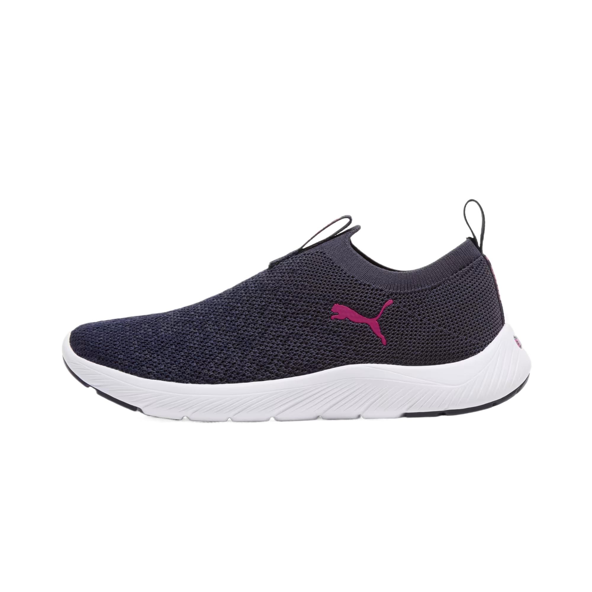 PUMA Softride Remi Mesh, Textile Cushioning Slip Resistant Abrasion Resistant Low top Running Shoes Women's Marine Blue