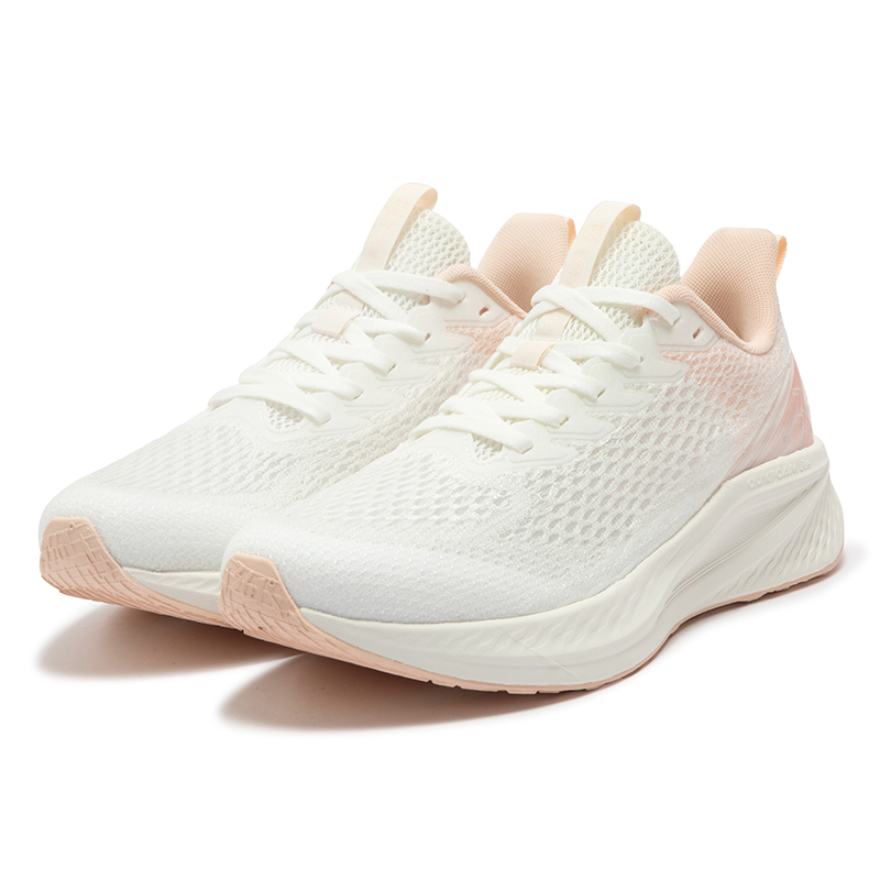 361° Slip Resistant, Abrasion Resistant, Breathable, Lightweight Low top Running Shoes Women’s White Pink