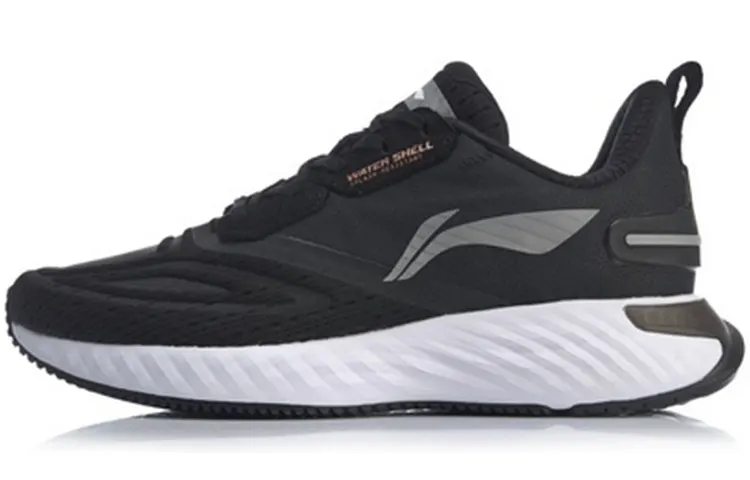 Li Ning Cloud 5 V Shield Versatile Cushioning Breathable Low top Running Shoes Women's Black White