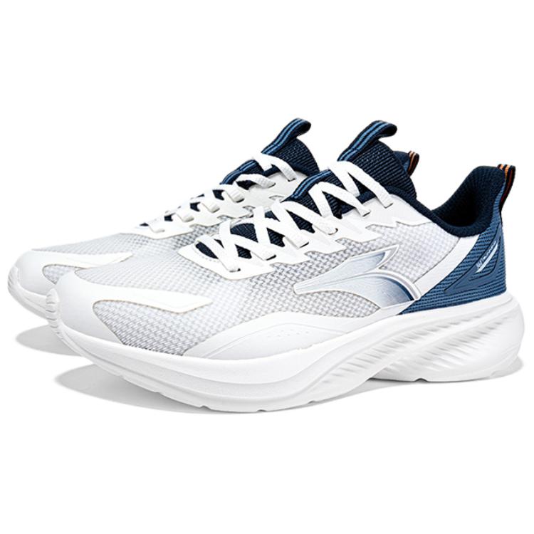 361° Comfortable And Breathable Slip Resistant Abrasion Resistant Low top Casual Running Shoes Men’s White Blue