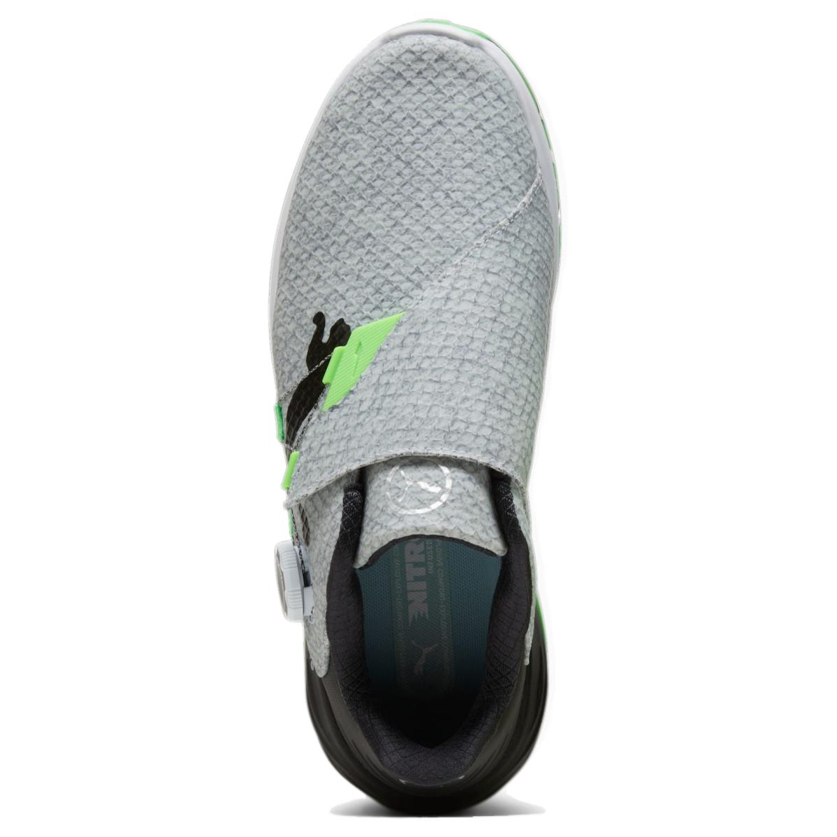 PUMA Abrasion Resistant Low top Golf Shoes Men’s Gray Black Green