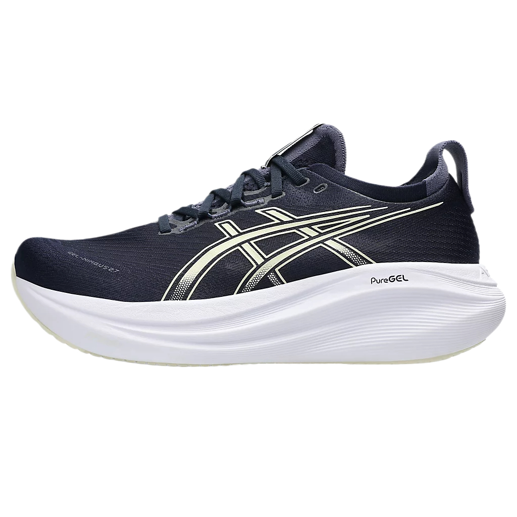 ASICS GEL NIMBUS 27 Fabric Low top Casual Training Racing Running Shoes Men’s Blue