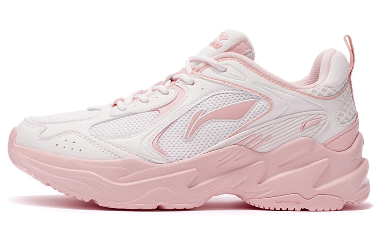 Li Ning Comfortable Cushioning Slip Resistant Abrasion Resistant Breathable Low top Casual Running Shoes Women’s