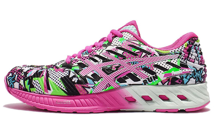 ASICS Fuzex Running Shoes Women's Low Top Purple/Multicolor