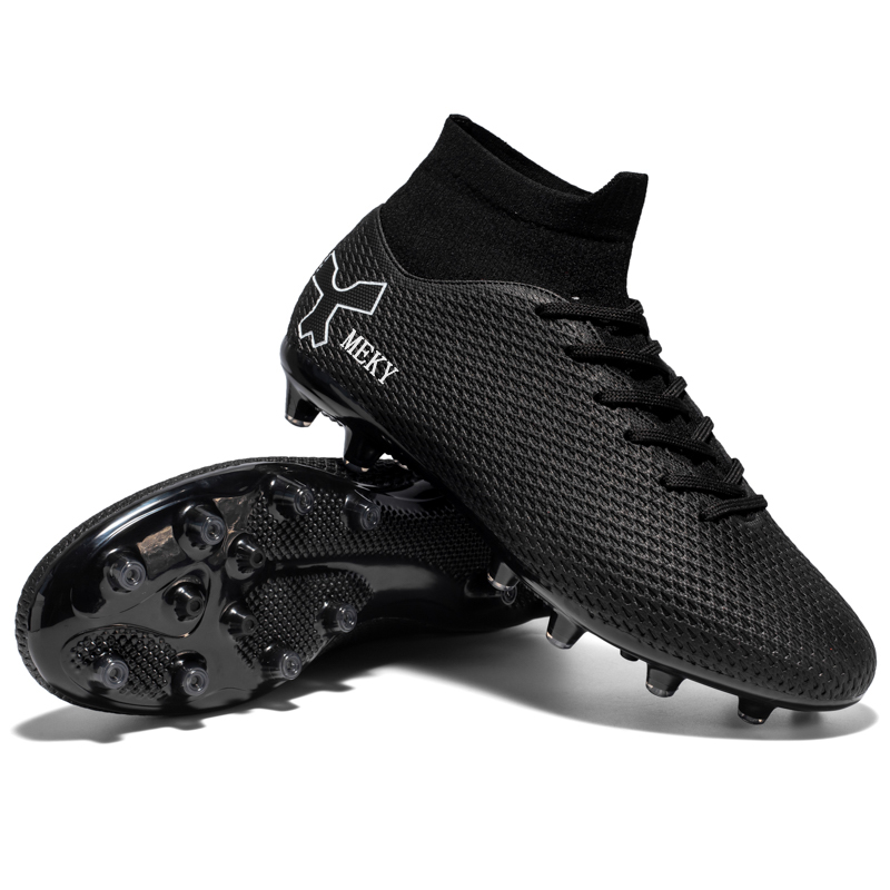 MEKY AG Rubber Short Studs TF Rubber Broken Studs Slip Resistant Abrasion Resistant Soccer Shoes Unisex