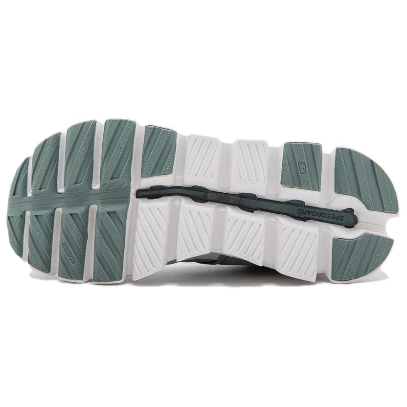 On Cloud Hi Cushioning Slip Resistant Abrasion Resistant Low top Running Shoes Women's Gray Blue