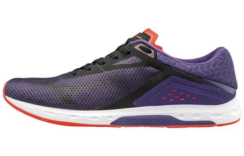 Mizuno Sonic Running Shoes Unisex Low Top Mulberry Blue/Black/Orange