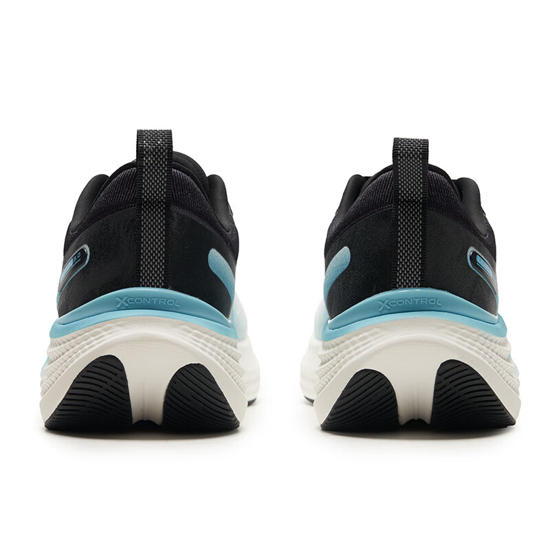 XTEP Cushioning Slip Resistant Low top Casual City Commuting Running Shoes Men’s White Black Blue