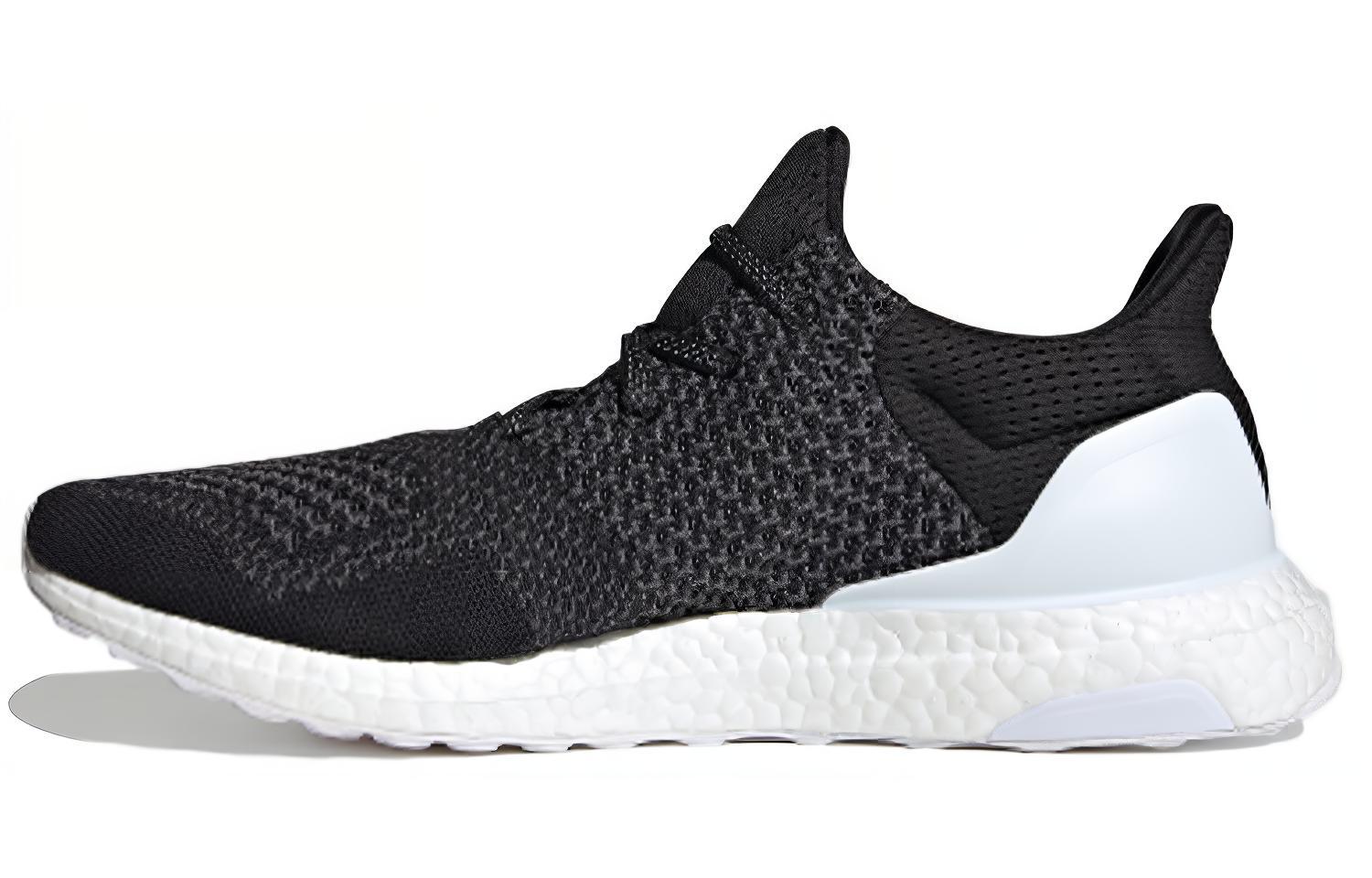 Adidas Ultraboost DNA anti-torsion woven fabric breathable low-top running shoes for men and women, black and white
