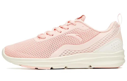 ANTA Running Shoes Women's Low Top Cherry Blossom Pink/Baby Pink/Ivory White