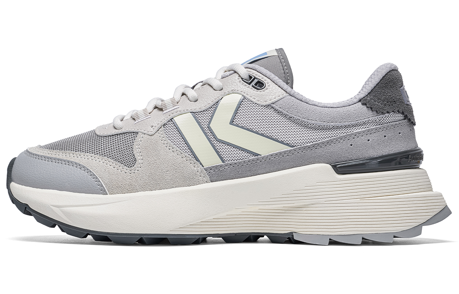 Kappa Slip Resistant Abrasion Resistant Low top Running Shoes Unisex Gray