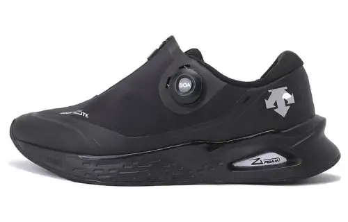 DESCENTE RUNNING Anti-Slip Wear-Resistant Breathable Lightweight Low-Top Running Shoes Unisex Black Casual Comfort