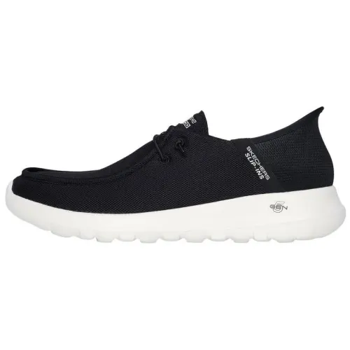 Skechers GO WALK Ma Low top Casual Shoes Men's Black White