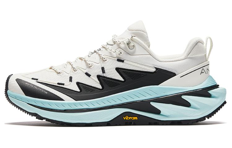 Anta Wilderness PRO Cushioning Slip Resistant Cushioning Slip Resistant Low top Running Shoes Women's White Black Blue