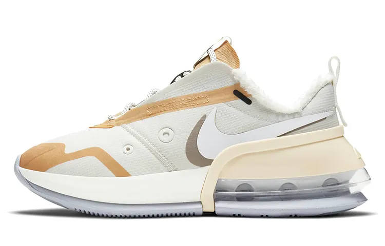 Nike Air Max Up Versatile Synthetic Leather, TPU Low top Running Shoes Women's White Umber Gray