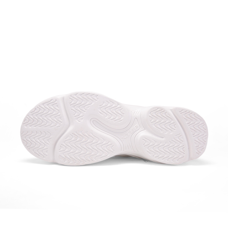XTEP Cushioning Abrasion Resistant Cushioning, Wear Resistant Low top Running Shoes Men’s White Black Blue