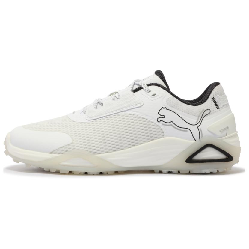 PUMA Golf Comfortable And Breathable Cushioning Low top Golf Shoes Men’s White Black Gray