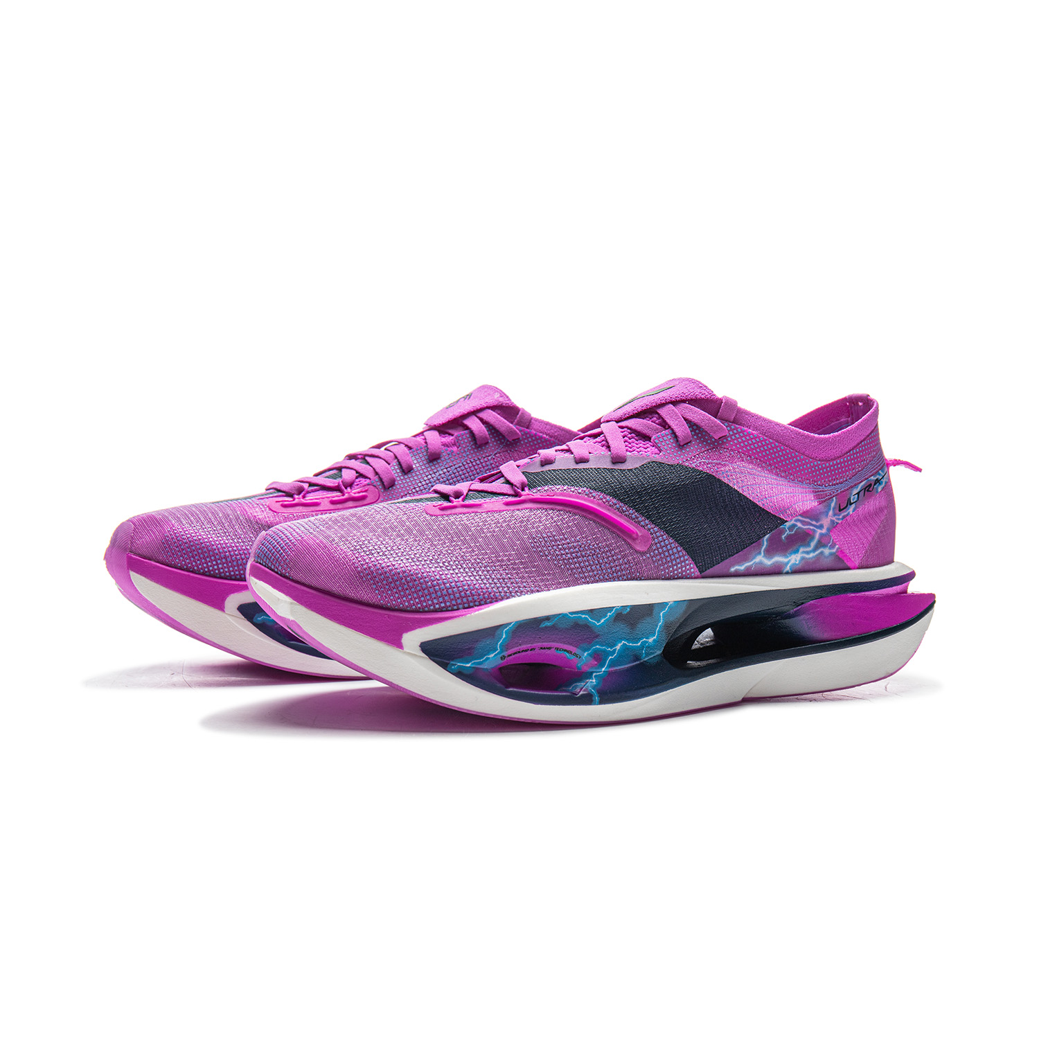 Li Ning Feidian 5 ULTRA Low top BOOM Technology Marathon Training Race Running Shoes Unisex Purple