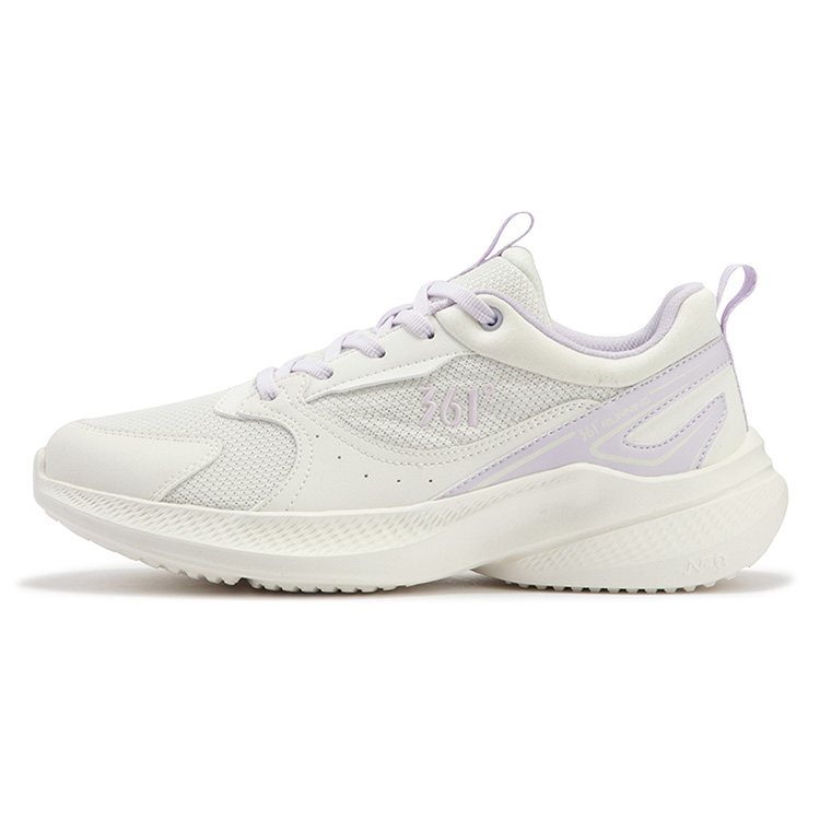 361° Slip Resistant Abrasion Resistant Low top Running Shoes Women’s White Purple