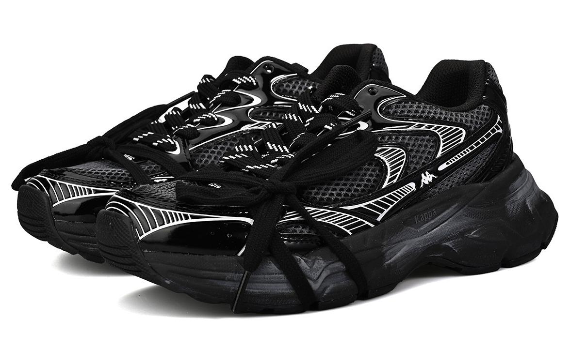 Kappa Mesh Low top Casual Running Shoes Unisex Black
